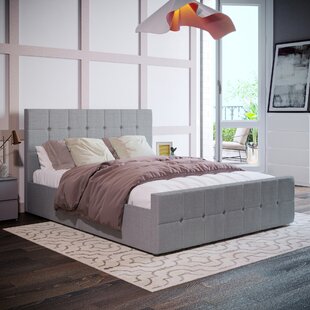 Unger upholstered store bed frame